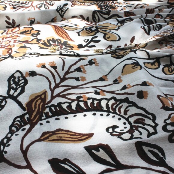 New Lilly Pulitzer Elsa Silk Top $188, Coconut Take Meowt - Picture 4 of 9